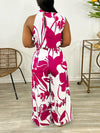 Printed Tank Top & Wide-Leg Pants Set