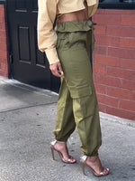 Tied Cargo Pants