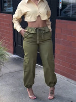 Tied Cargo Pants