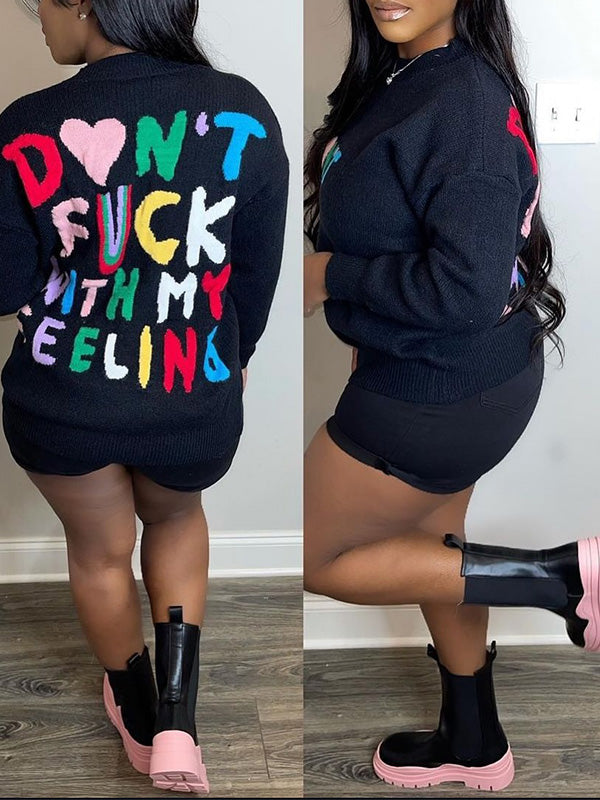 Slogan Sweater