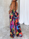 Printed Halter Jumpsuit