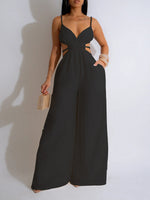 Solid Cami Wide-Leg Jumpsuit